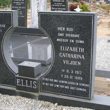 ELLIS Elizabeth Catharina Viljoen 1917-1989