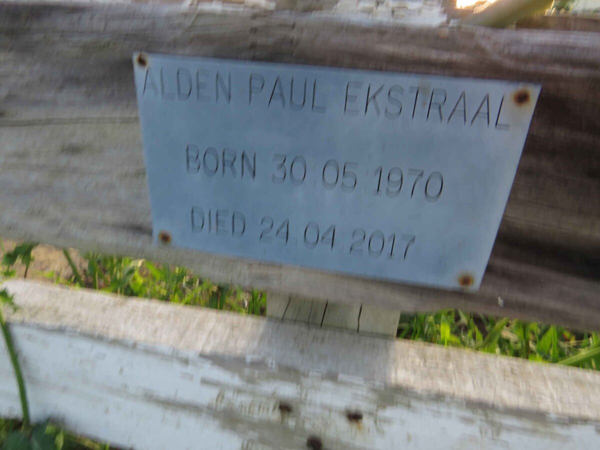 EKSTRAAL Alden Paul 1970-2017