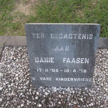 FAASEN Danie 1905-1978