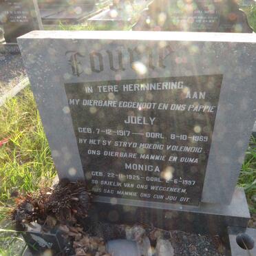 FOURIE Joely 1917-1969 &amp; Monica 1925-1997