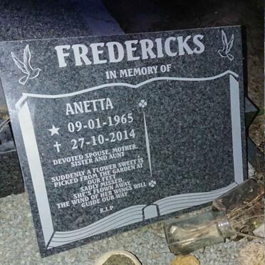FREDERICKS Anetta 1965-2014