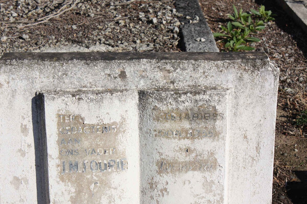 FOURIE J.M. 18?5-1955