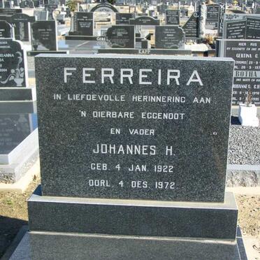 FERREIRA Johannes H. 1922-1972