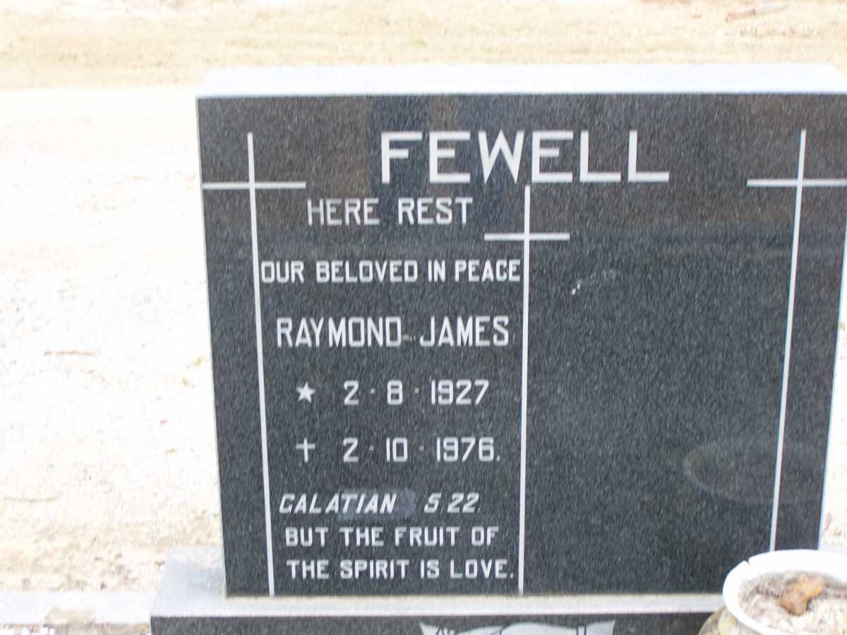FEWELL Raymond James 1927-1976