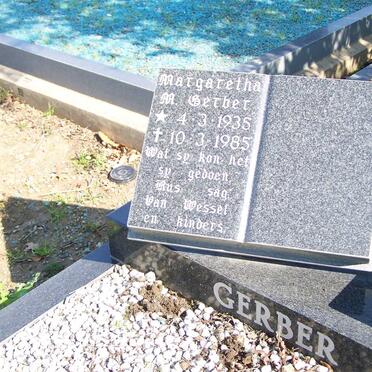 GERBER Margaretha M. 1935-1985