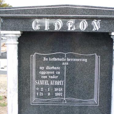 GIDEON Samuel Aubrey 1948-1997