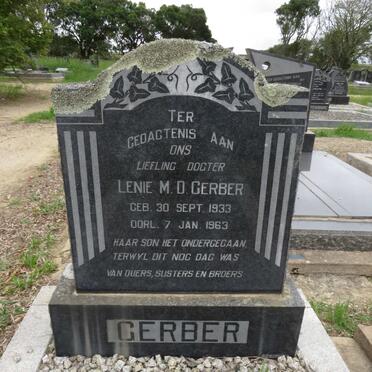 GERBER Lenie M.D. 1933-1963