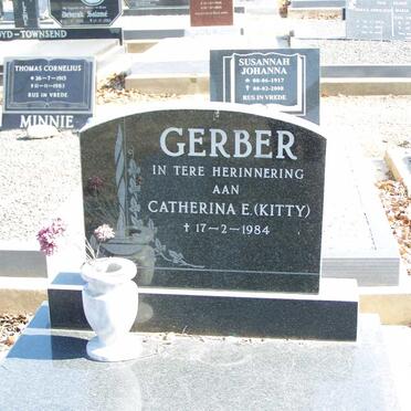 GERBER Catherina E. -1984