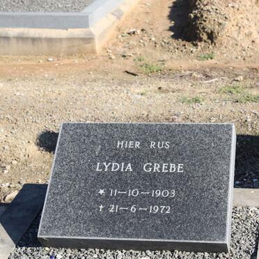 GREBE Lydia 1903-1972