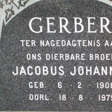 GERBER Jacobus Johannes 1908-1979