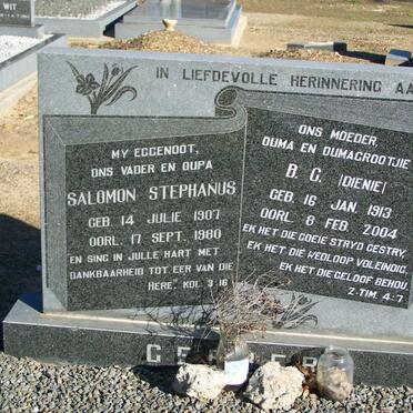 GERBER Salomon Stephanus 1907-1980 &amp; B.G. 1913-2004