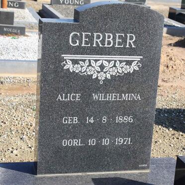 GERBER Alice Wilhelmina 1886-1971