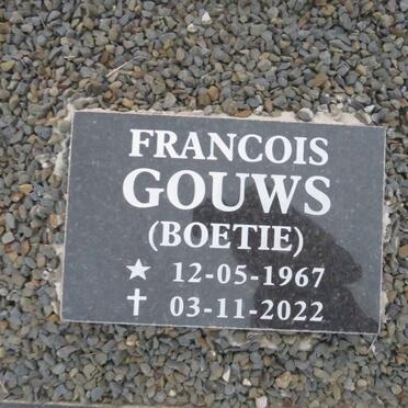 GOUWS Francois 1967-2022