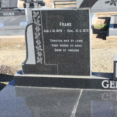 GERICKE Frans 1878-1972