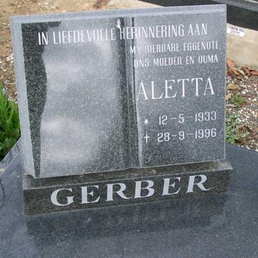 GERBER Aletta 1933-1996