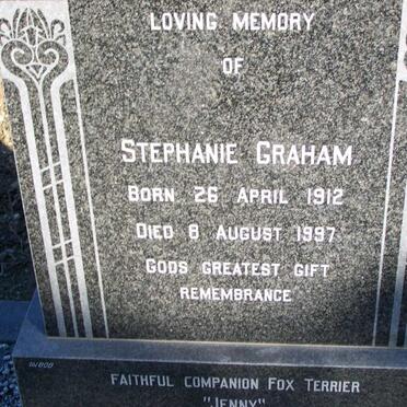 GRAHAM Stephanie 1912-1997