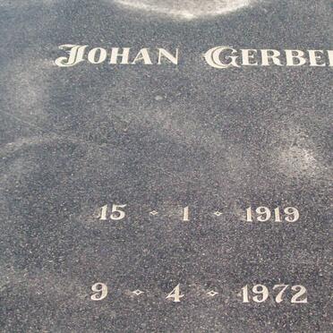GERBER Johan 1919-1972