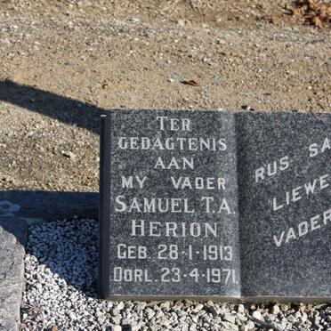 HERION Samuel T.A. 1913-1971