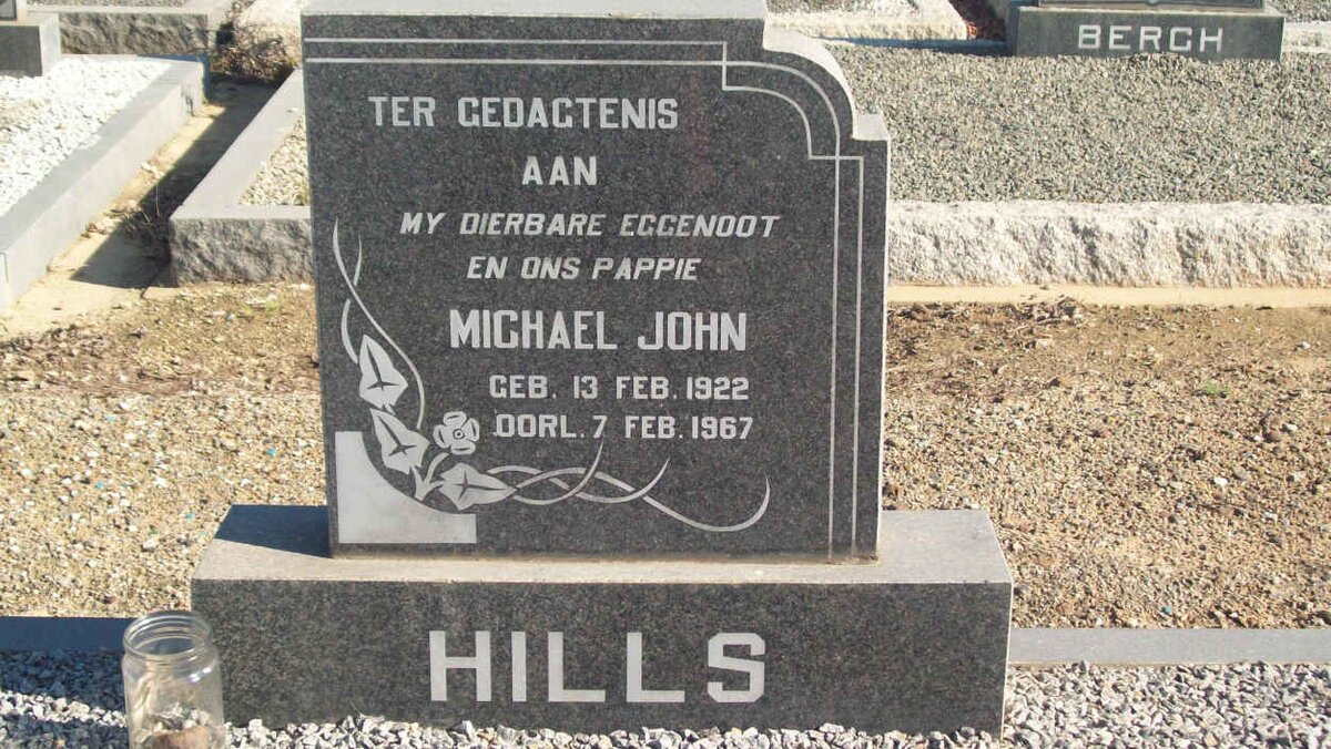 HILLS Michael John 1922-1967