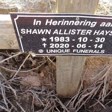 HAYSER Shawn Allister 1983-2020