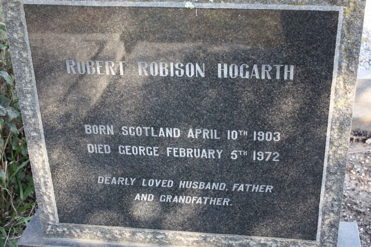 HOGARTH Robert Robinson 1903-1972