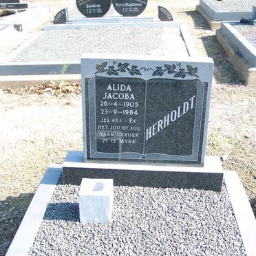 HERHOLDT Alida Jacoba 1905-1984