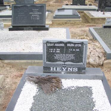 HEYNS Tjaart Johannes 1929-2006 &amp; Helena Levina 1926-