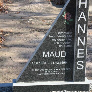 HANNES Maud 1938-1999