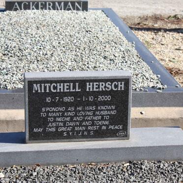 HERSCH Mitchell 1920-2000
