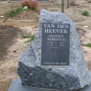 HEEVER Jacobus Albertus, van den 1924-2001