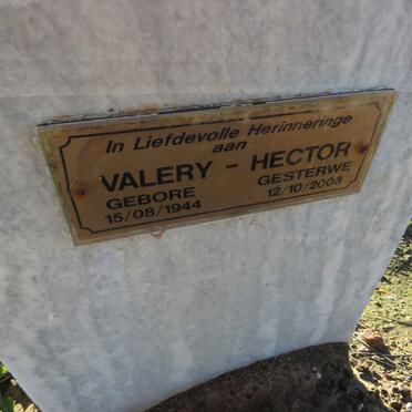 HECTOR Valery 1944-2003