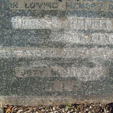 HARMER John D. -1947