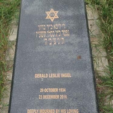 INGEL Gerald Leslie 1934-2016