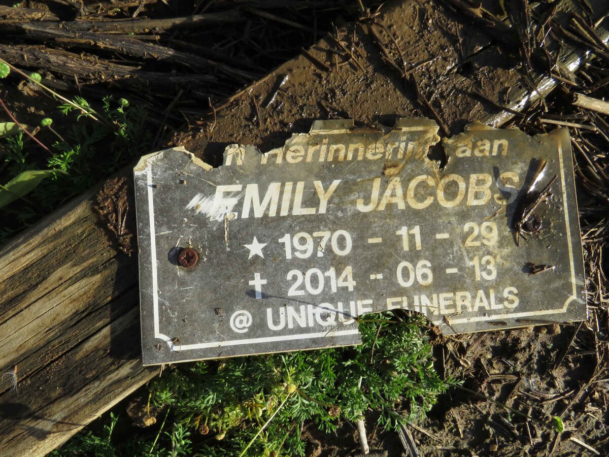 JACOBS Emily 1970-2014