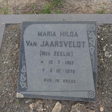 JAARSVELDT Maria Hilda, van nee ZEELIE 1917-1978
