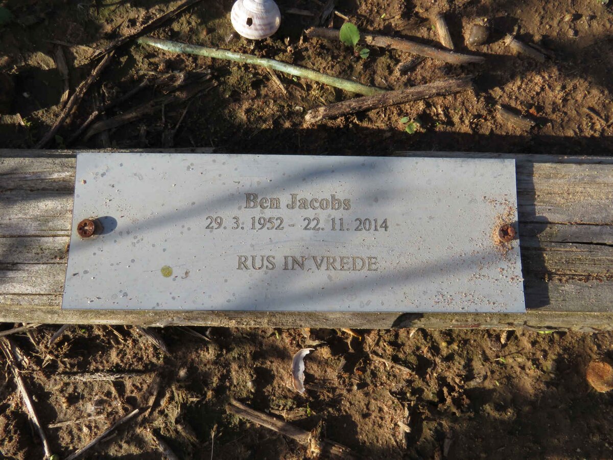 JACOBS Ben 1952-2014