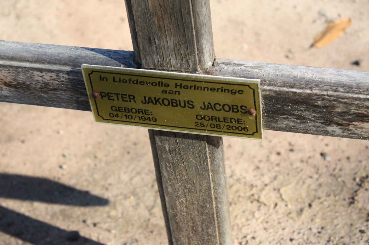 JACOBS Peter Jacobus 1949-2006