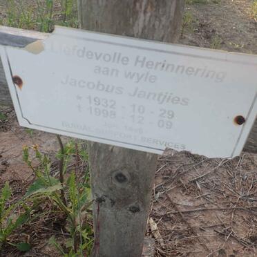 JANTJIES Jacobus 1932-1998