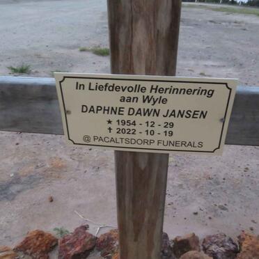 JANSEN Daphne Dawn 1954-2022