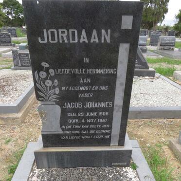 JORDAAN Jacob Johannes 1908-1957