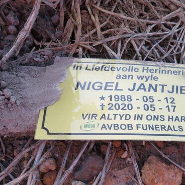 JANTJIES Nigel 1988-2020
