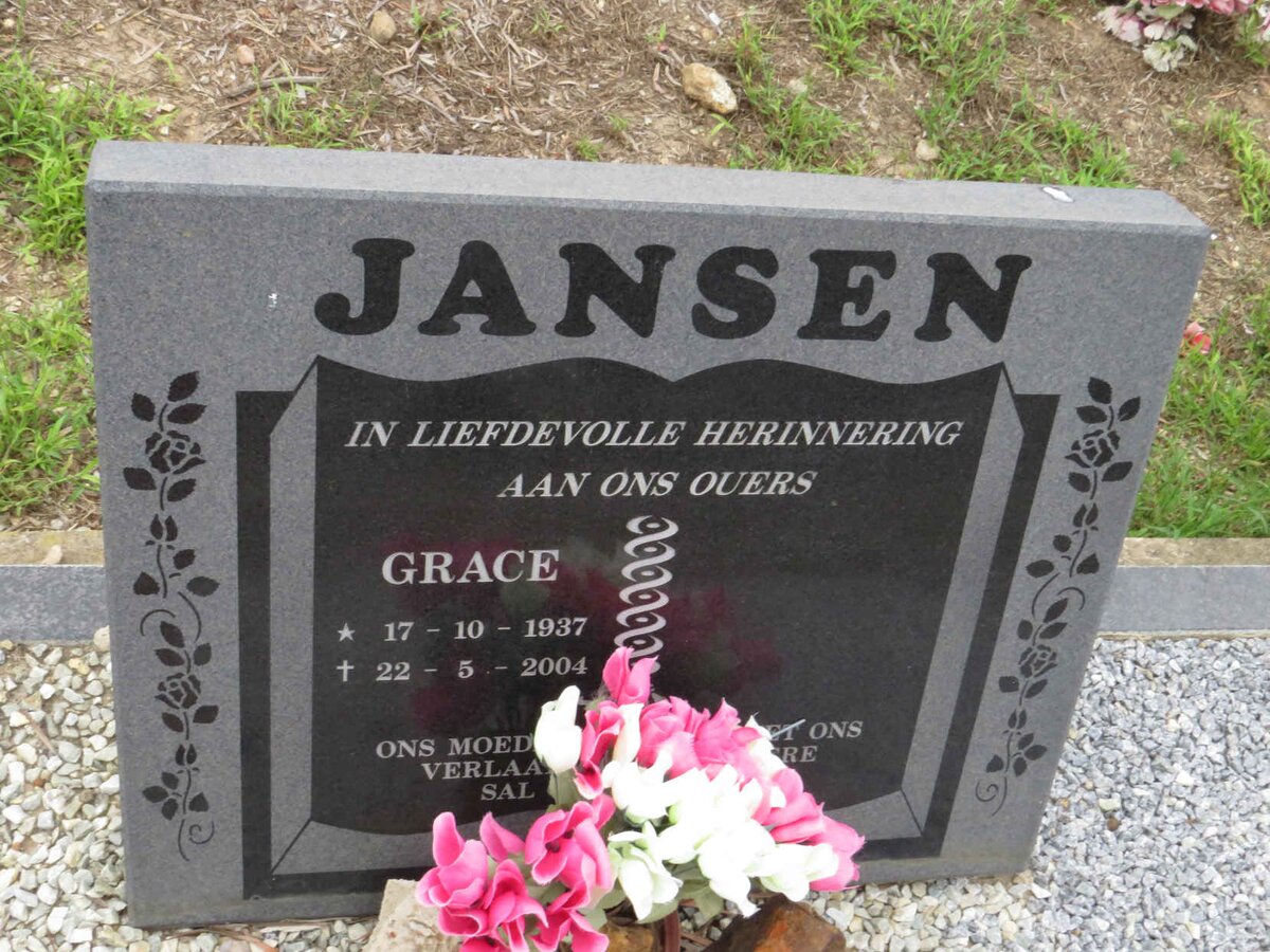 JANSEN Grace 1937-2004