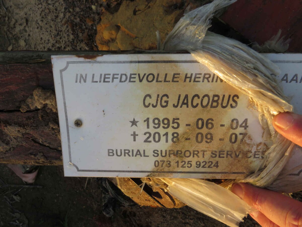 JACOBUS C.J.G. 1995-2018