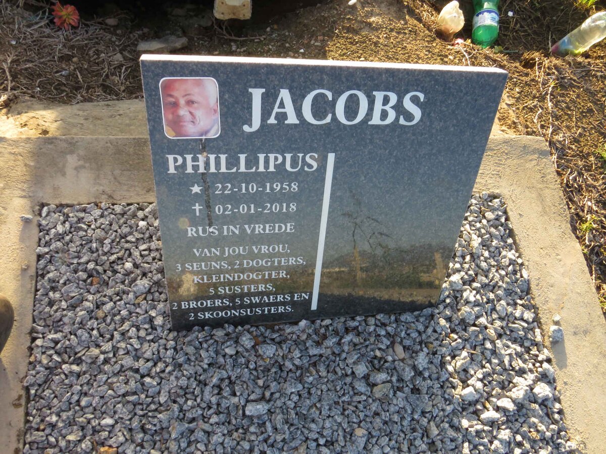 JACOBS Phillipus 1958-2018