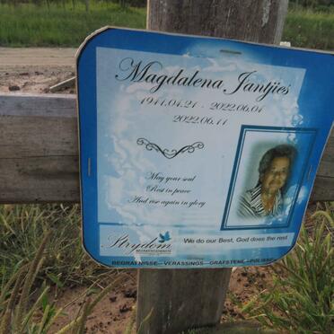 JANTJIES Magdalena 1941-2022