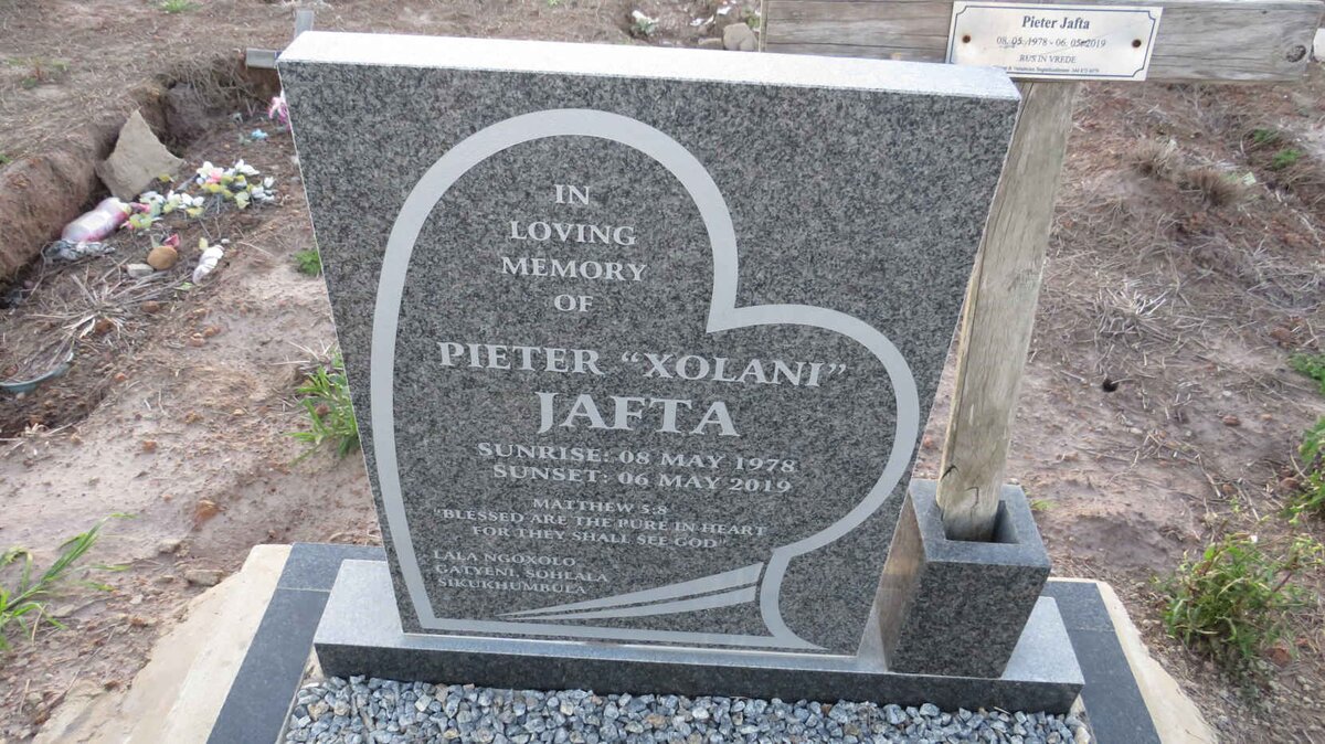 JAFTA Pieter 1978-2019 