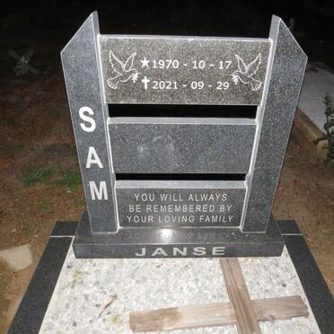 JANSE Sam 1970-2021