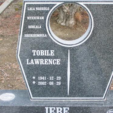 JEBE Tobile Lawrence 1941-2002