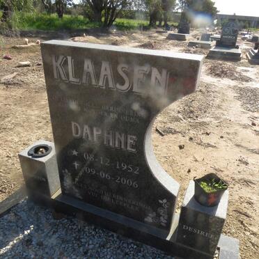 KLAASEN Daphne 1952-2006