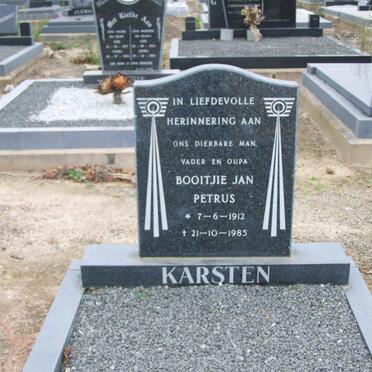 KARSTEN Booitjie Jan Petrus 1912-1985